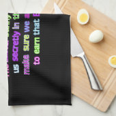 Ik zie u, de Handdoek van de Keuken van de (Quarter Fold)
