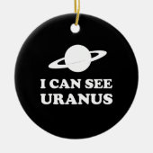 Ik zie Uranus Keramisch Ornament (Voorkant)