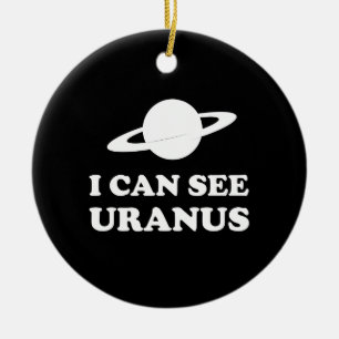 Ik zie Uranus Keramisch Ornament