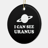 Ik zie Uranus Keramisch Ornament (Links)