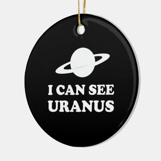 Ik zie Uranus Keramisch Ornament (Links)