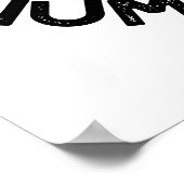 Ik zie verdoofde mensen grappige tandenpunch poster (Hoek)