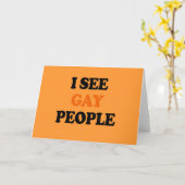 Ik zie vrolijke mensen kaart (Gele Bloem)