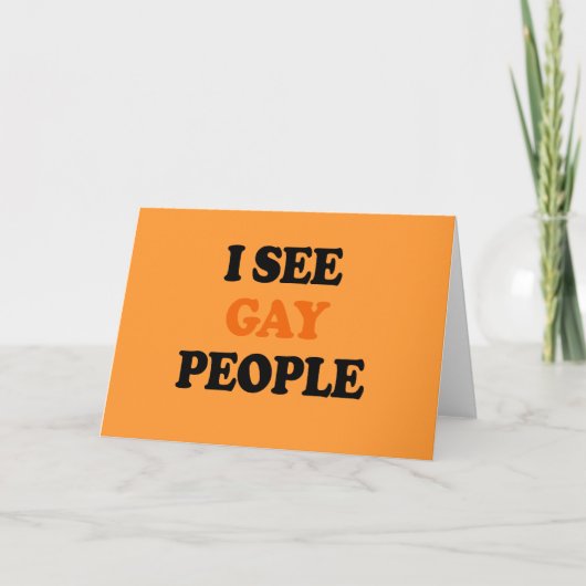 Ik zie vrolijke mensen kaart (Voorkant)