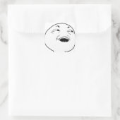 Ik zie wat je daar deed - meme vierkante sticker (Tas)