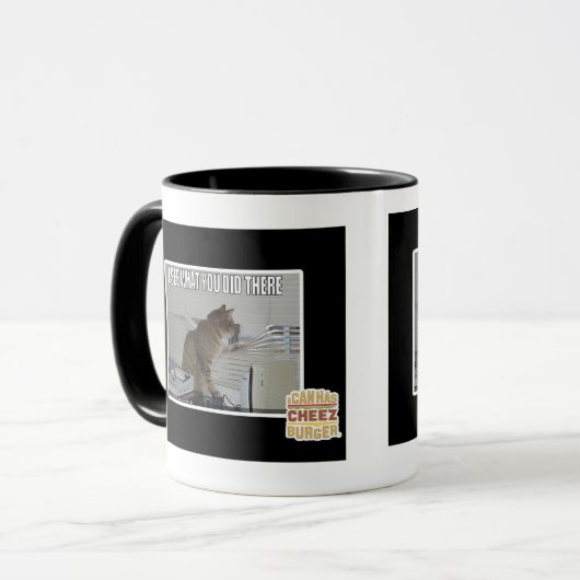 Ik zie wat je daar deed mok (Voorkant links)