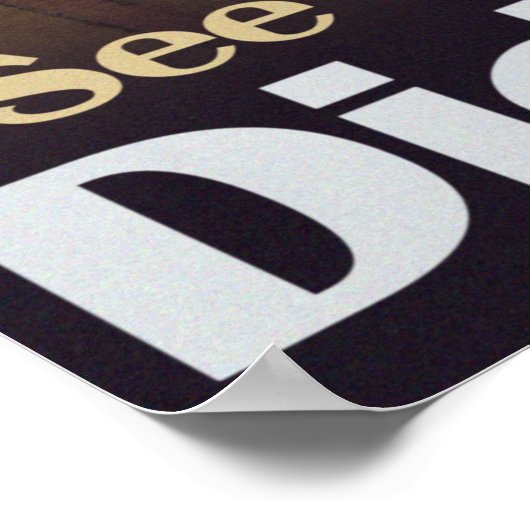 Ik zie wat je daar deed poster (Hoek)