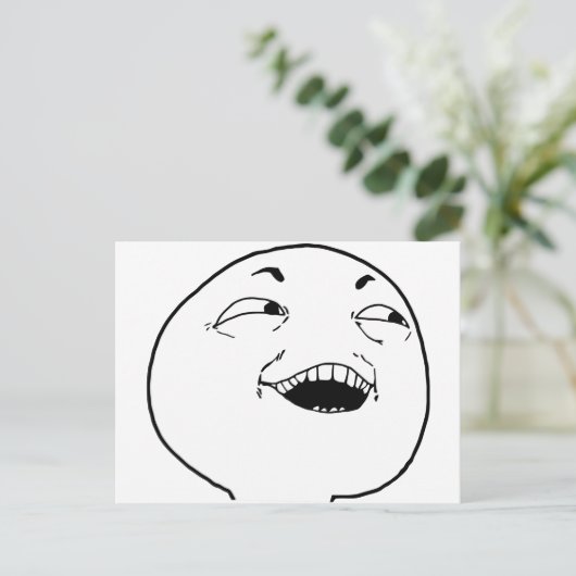 Ik zie wat je daar hebt gedaan - meme briefkaart (Staand voorkant)