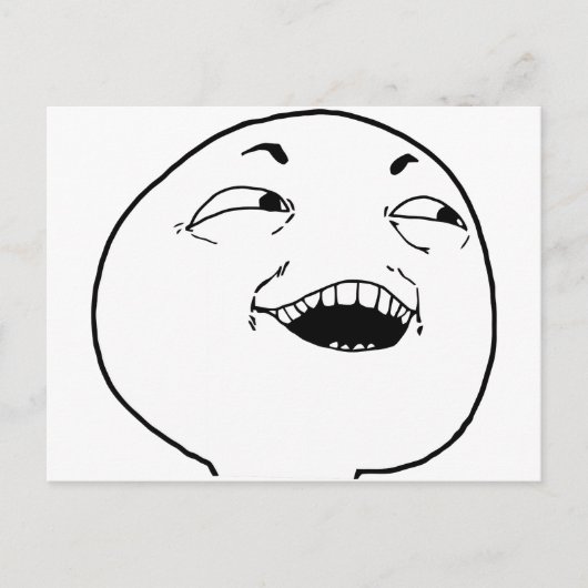 Ik zie wat je daar hebt gedaan - meme briefkaart (Voorkant)