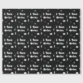 Ik zie weesverpakkingspapier cadeaupapier (Vlak)