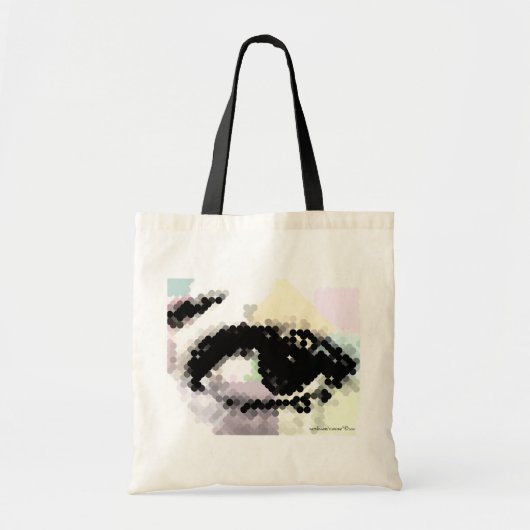 Ik zie Ya! Mooie ogen in Abstracte Gift Bag Tote Bag (Voorkant)
