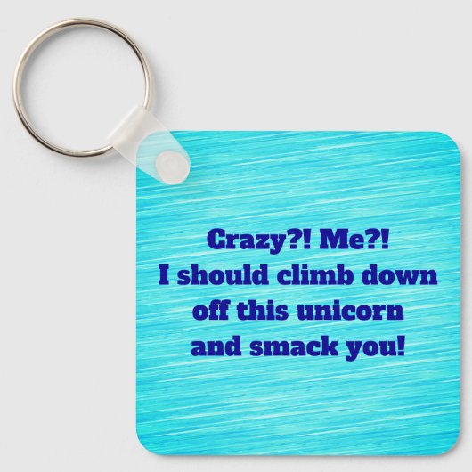 Ik? Ziekst? Button Sleutelhanger (Voorkant)