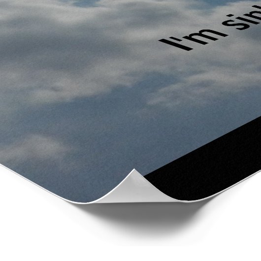 IK ZIN poster (Hoek)