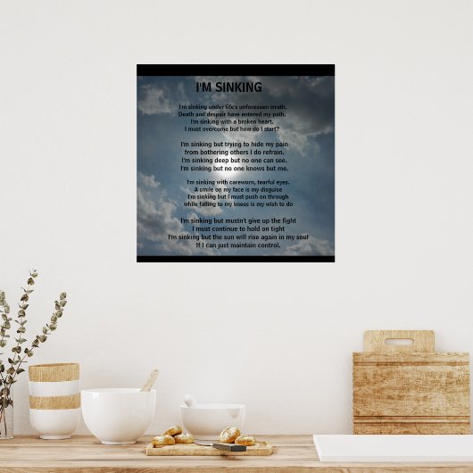 IK ZIN poster (Keuken)