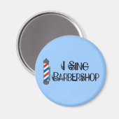 Ik zing Barbershop Gift Magneet (Voorkant / Achterkant)