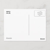 Ik zing omdat ik blij ben briefkaart (Achterkant)