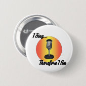 Ik zing ronde button 5,7 cm (Voorkant /achterkant)