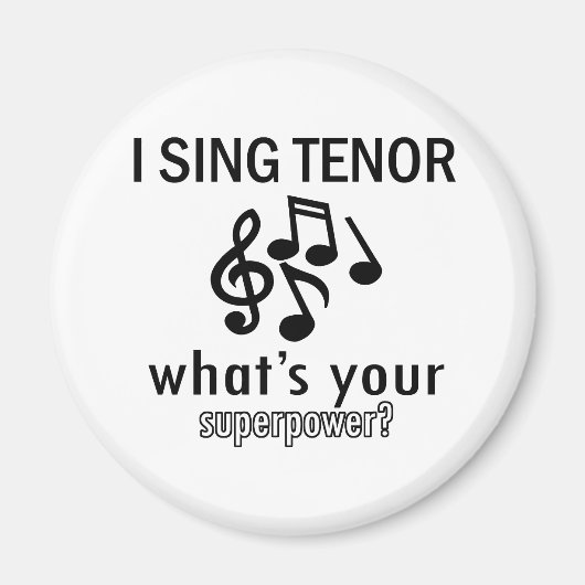 Ik zing Tenor Magneet (Voorkant)