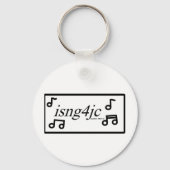 Ik Zing voor Jezus Sleutelhanger (Voorkant)