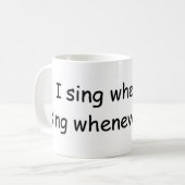 Ik zing wanneer ik mok zing (Voorkant links)