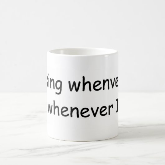 Ik zing wanneer ik mok zing (Center)