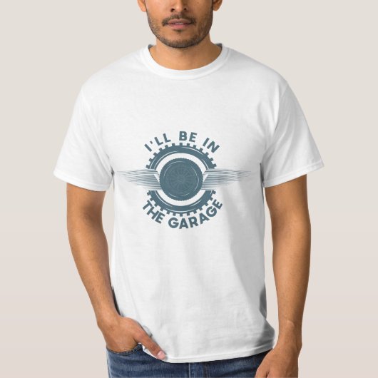 Ik zit in de garage auto monteur pa grappig t-shirt (Voorkant)