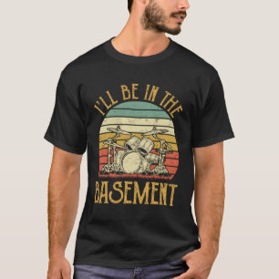 Ik zit in de trommelset drummer t-shirt