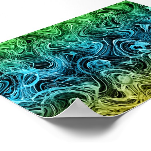 Ik zit in een beetje een moddertje - Abstract 1 Poster (Hoek)