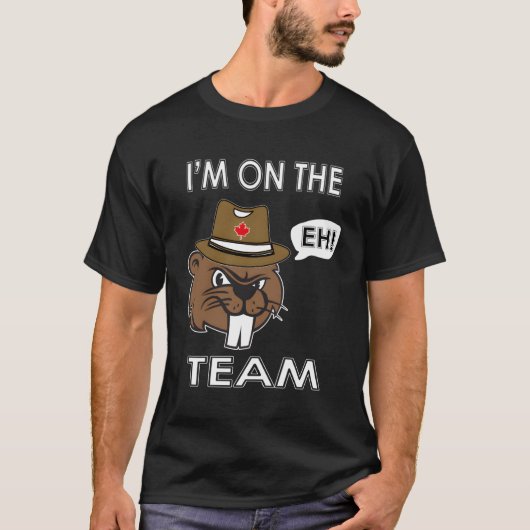 Ik zit in het EU-team Canadese taal T-shirt (Voorkant)