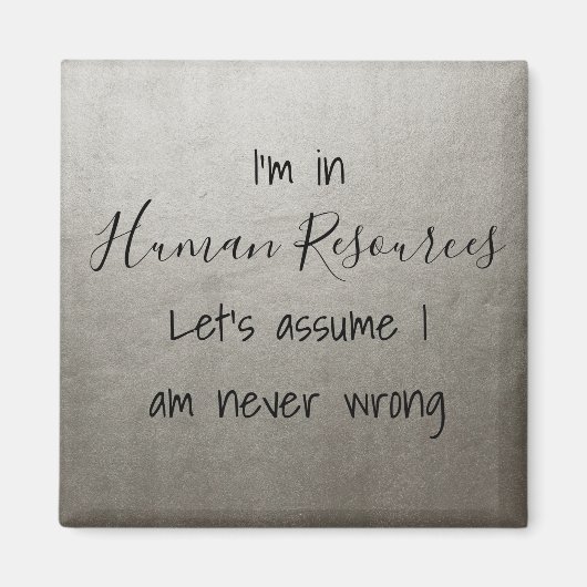 Ik zit in het menselijk potentieel, laten we aanne magneet (Voorkant)