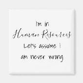 Ik zit in het menselijk potentieel, laten we aanne magneet (Voorkant)