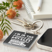 Ik zit in het Struggle Bus Loyalty Rewards program Sleutelhanger (Voorkant Rechts)