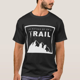 Ik zit liever op een MTB mountainbike parcours T-shirt
