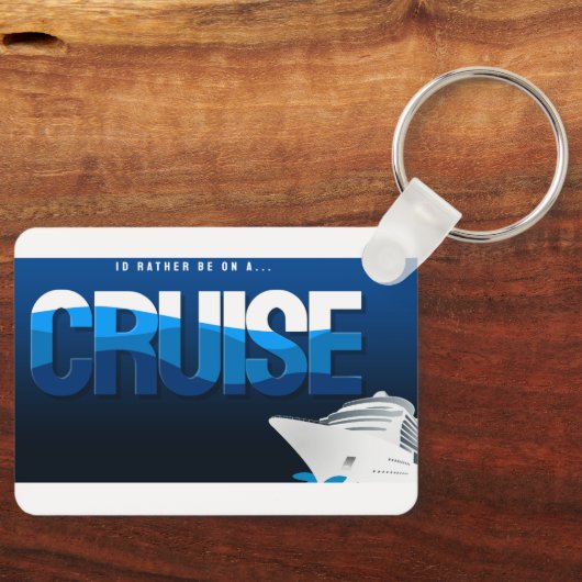 Ik zit liever op een Sleutelhanger (Voorkant)