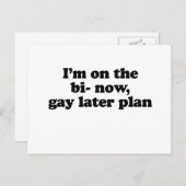 Ik zit nu op de grote homo later plan .png briefkaart (Voorkant / Achterkant)