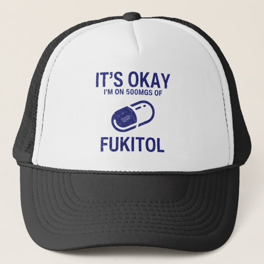 Ik zit op 500 mg Fukitol Trucker Pet (Voorkant)