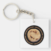 Ik zit op pupusas dieet sleutelhanger (Voorkant)