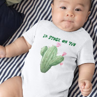 Ik zit vast aan je Cactus Baby Jumper Waterverf