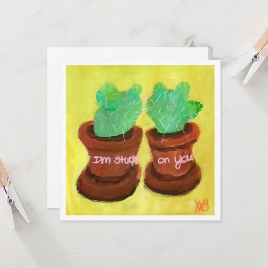 Ik zit vast aan jou kaart (Voorkant / Achterkant in situ)