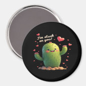 Ik Zit Vast Aan Jou Klassieke Romantische Stijl  Magneet (Voorkant / Achterkant)