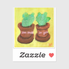 Ik zit vast aan jou sticker