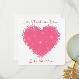 Ik zit vast aan jou - Valentijnsdag Kaart