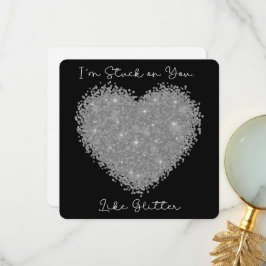 Ik zit vast aan jou - Valentijnsdag Kaart