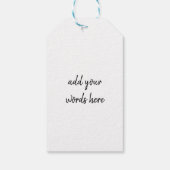 Ik zit vast op je grappigere kerst cadeaulabel (Achterkant)