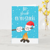 Ik zit vast op je grappigere kerst kaart (Gele Bloem)