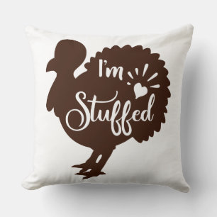 Ik zit vol Grappige Thanksgiving Kussen
