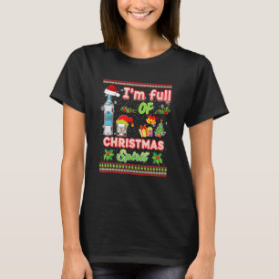 Ik zit vol met Holiday Spirit Vodka Drink T-shirt