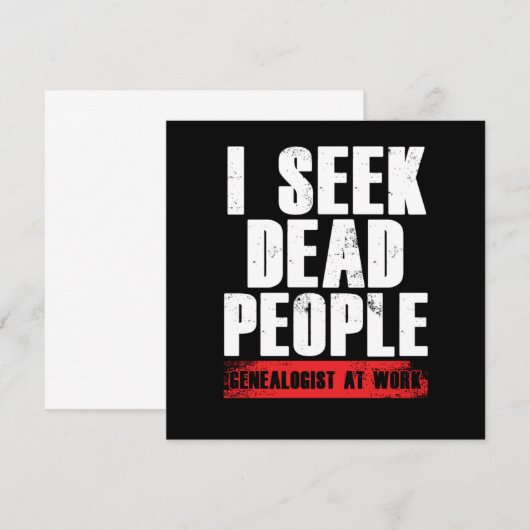 Ik zoek dode mensen genealogist op het werk Boom G Kaart (Voorkant / Achterkant)