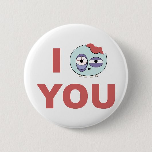 Ik Zombie jij Ronde Button 5,7 Cm (Voorkant)