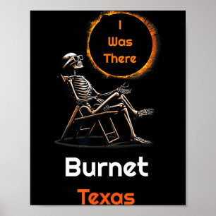 Ik Zonsverduistering Burnet Texas Daar Poster
